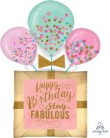 SuperShape Fabulous Birthday Gift Balloon