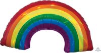 SuperShape Iridescent Rainbow Balloon