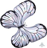 SuperShape Iridescent Butterfly Balloon