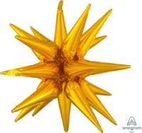 Magic Starburst 35" Gold Balloon