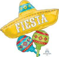 SuperShape Papel Picado Fiesta Cluster Balloon