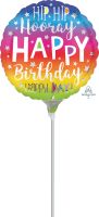 09" Hip Hip Hooray Birthday Balloon