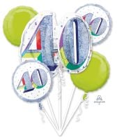 Balloon Bouquet Here's to Your Birthday 40