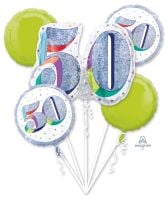 Balloon Bouquet Here's to Your Birthday 50
