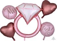 Balloon Bouquet Blush Wedding