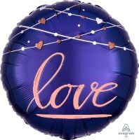 18" Navy Wedding Balloon