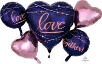 Balloon Bouquet Navy Wedding