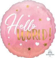 18" Pink Baby Girl Balloon