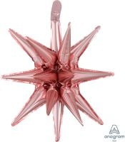 Magic Starburst 20" Rose Gold Balloon