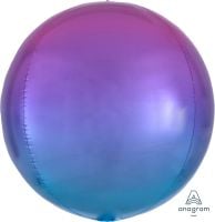 Orbz 16" Ombre Pink & Blue Balloon