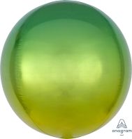 Orbz 16" Ombre Yellow & Green Balloon