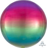 Orbz 16" Ombre Rainbow Balloon