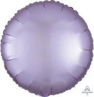 18" Satin Luxe Pastel Lilac Circle Balloon