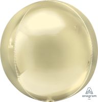 Orbz 16" Pastel Yellow Balloon
