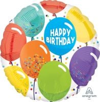 18" Birthday Celebration Balloons