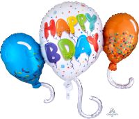 Supershape Birthday Celebration Balloons