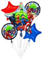 Balloon Bouquet Avengers Marvel Powers Unite
