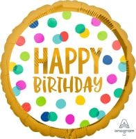 18" Happy Dots Balloon