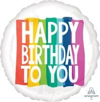 Jumbo Rainbow Wishes Balloon