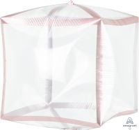 Cubez 16" Rose Gold Trim Balloon
