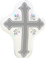 SuperShape Holy Day Cross Balloon