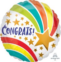 18" Congrats Shooting Star Balloon