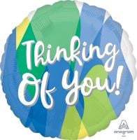 18" Thinking of You Colorful Balloon