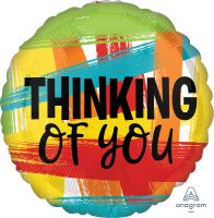 18" Thinking of You Primary Painted Balloon