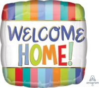 18" Welcome Home Stripes Balloon