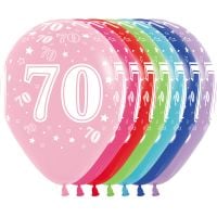 11" Number 70 Assortment (50pcs) Balloons