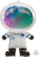 SuperShape Iridescent Astronaut Balloon