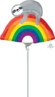 MiniShape Rainbow Sloth Balloon