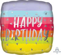 18" Bright and Bold Birthday Balloon