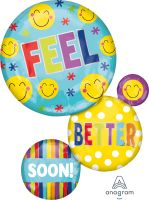 SuperShape Feel Better Soon Bubbles Balloon