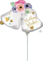 MiniShape Wedding Bells Balloon