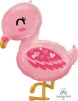 SuperShape Flamingo Baby Balloon