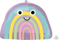18" Shape Baby Rainbow Balloon