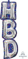 SuperShape Happy Birthday Balloon Letters