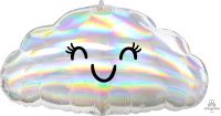18" Shape Iridescent Cloud Balloon