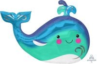 SuperShape Happy Whale Balloon