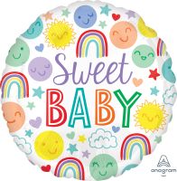 Jumbo Sweet Baby Icons Balloon