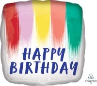 18" Happy Birthday Paint Balloon