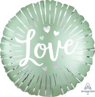 18" Satin Love Burst Balloon