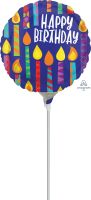 04" Happy Birthday Happy Candles Balloon