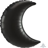 Crescent 26" Onyx Black Balloon