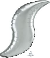 Curve 19" Platinum Silver Balloon