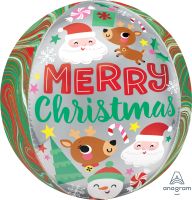 Orbz Adorable Christmas Buddies Balloon