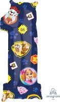 26" Paw Patrol Number 1 Balloon