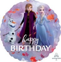 18" Frozen 2 Happy Birthday Balloon