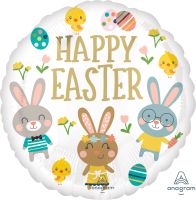 18" Easter Garden Party Balloon